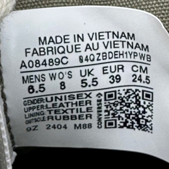 Converse One Star Academy Pro Vintage Suede Olive Green Sneakers 39 EU 8 W 6.5 M - Picture 11 of 11